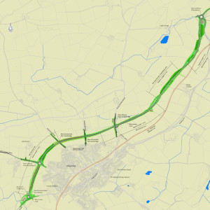 Drone footage highlights progress on A77 Maybole Bypass | Scottish ...