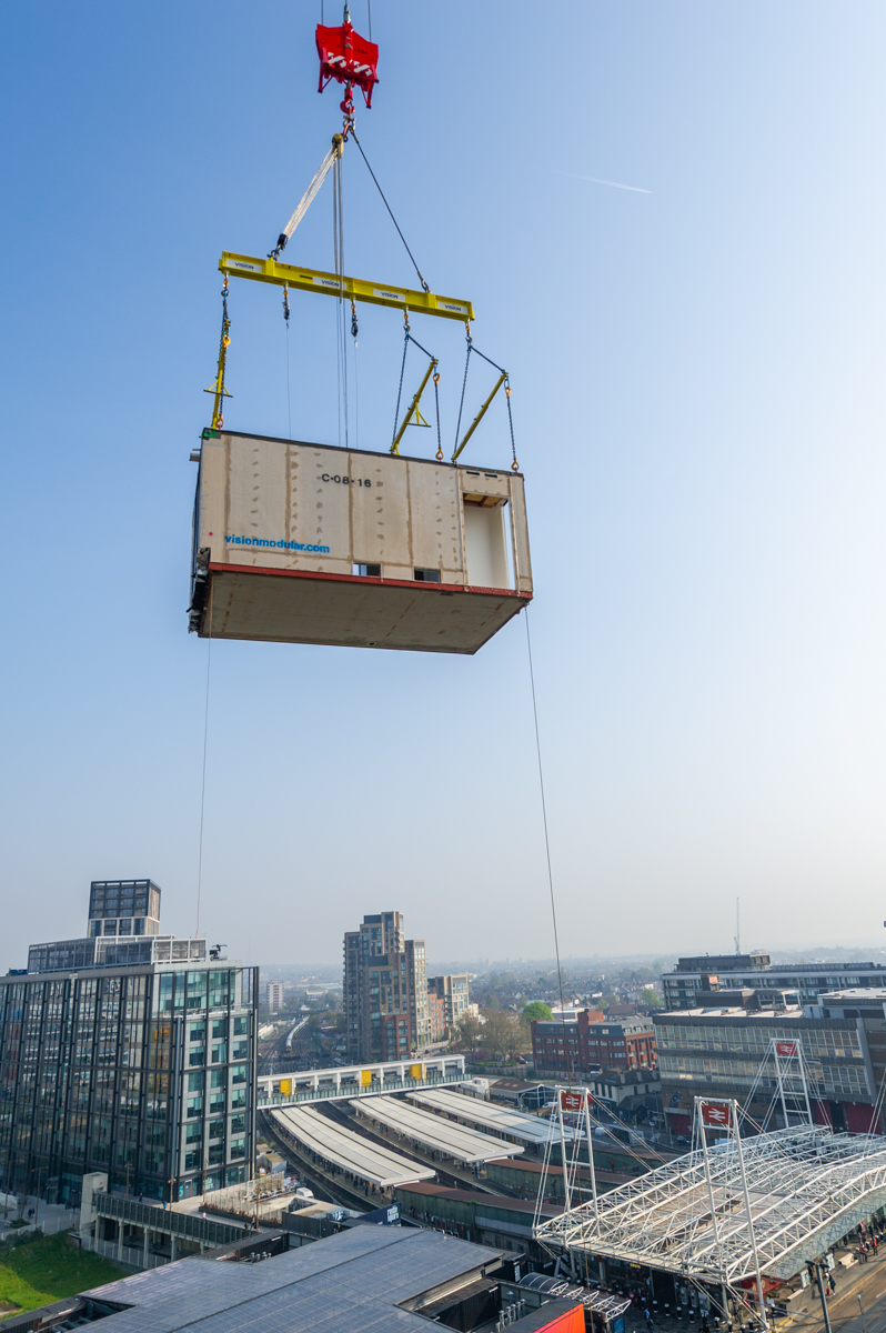 And Finally World S Tallest Modular Tower Tops Out In Croydon Scottish Construction Now