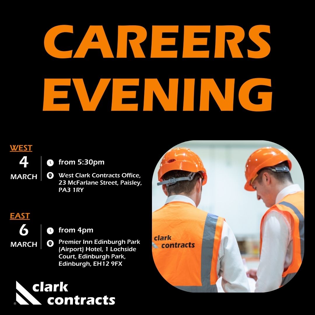 Careers evenings being held by Clark Contracts