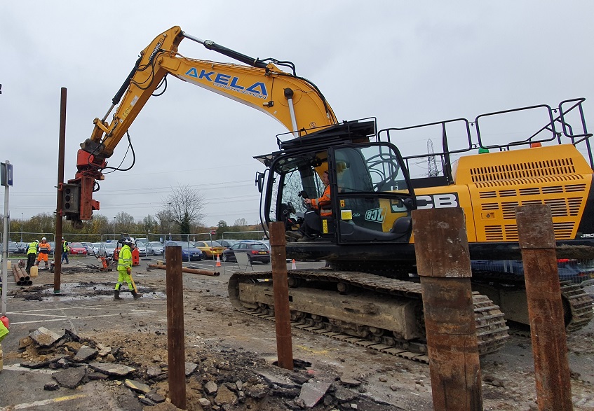 Akela wins piling deal at Hamilton retail park | Scottish Construction Now