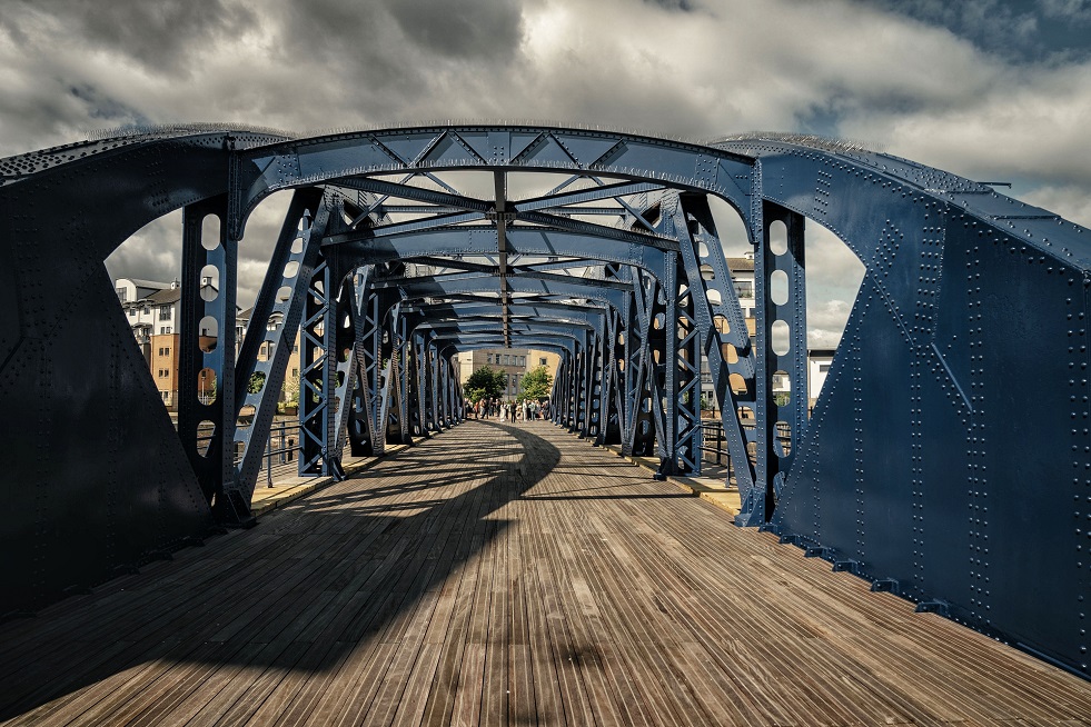 Leith's A-Listed Victoria Swing Bridge reopens following refurbishment by Forth Ports