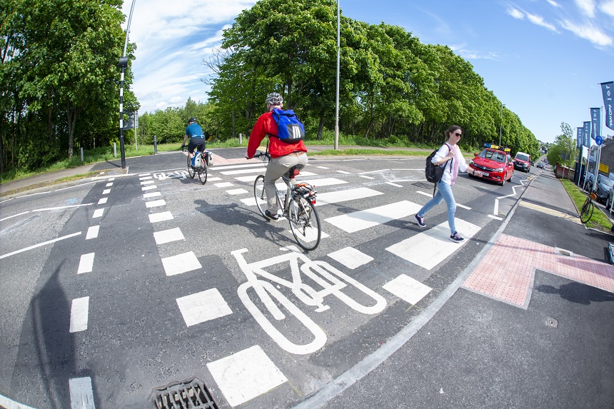 New segregated cycle path opens in Aberdeen