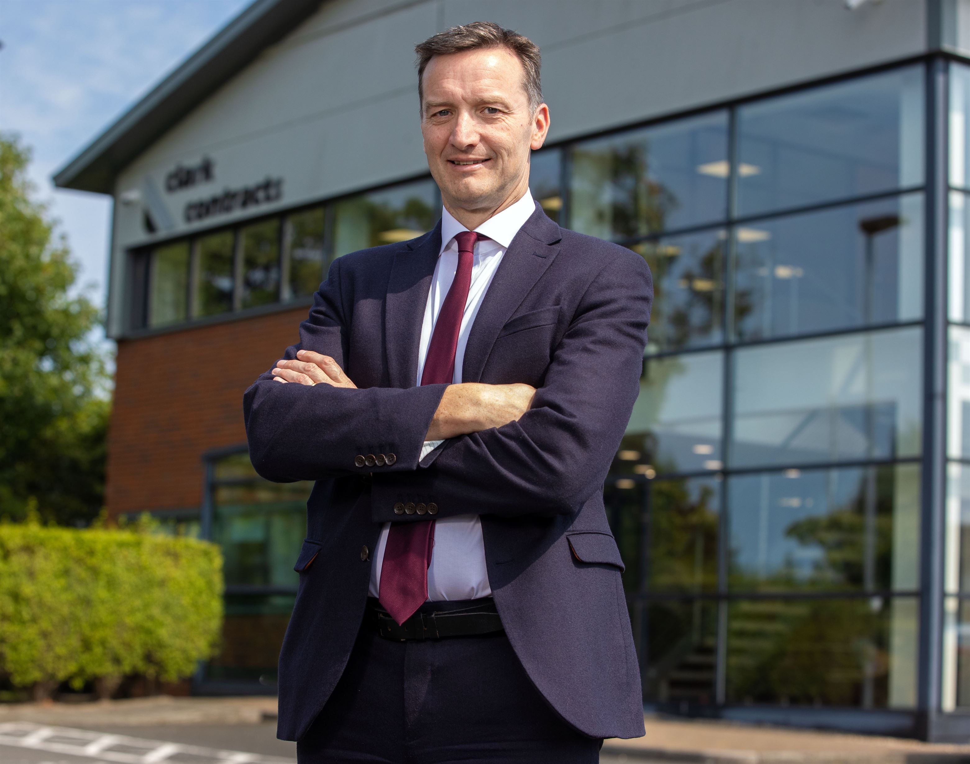 Managing director celebrates 25 years at Clark Contracts