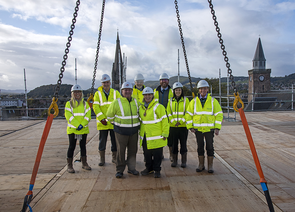 Morrison Construction celebrates topping out milestone at Wyvern House project