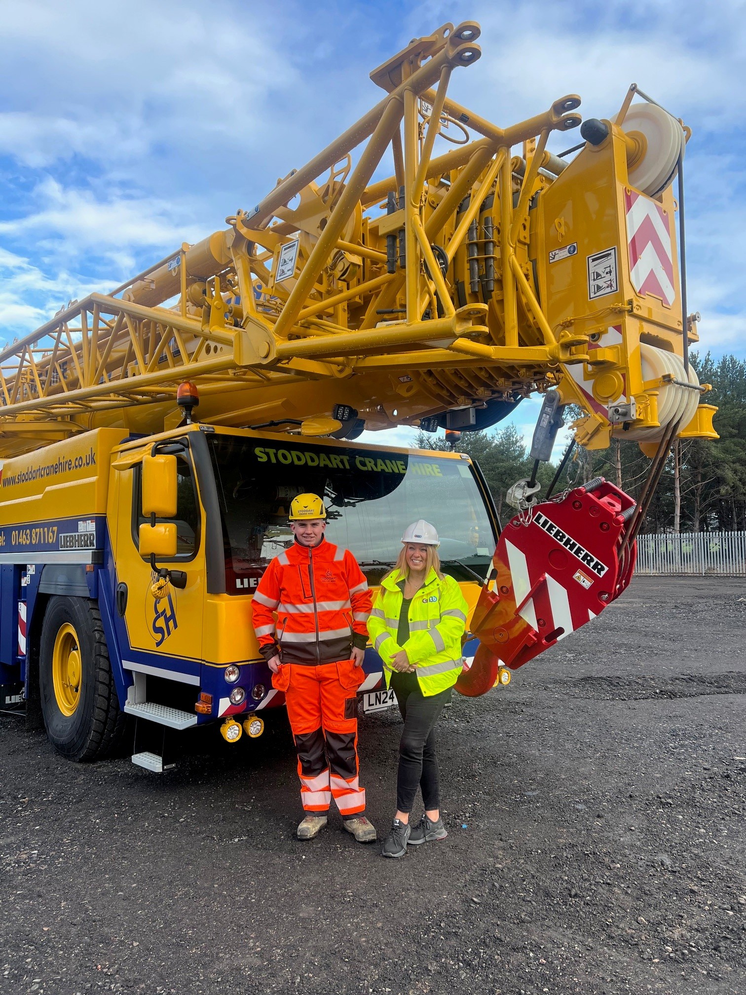 Stoddart Crane Hire’s youngest apprentice takes his career to new heights