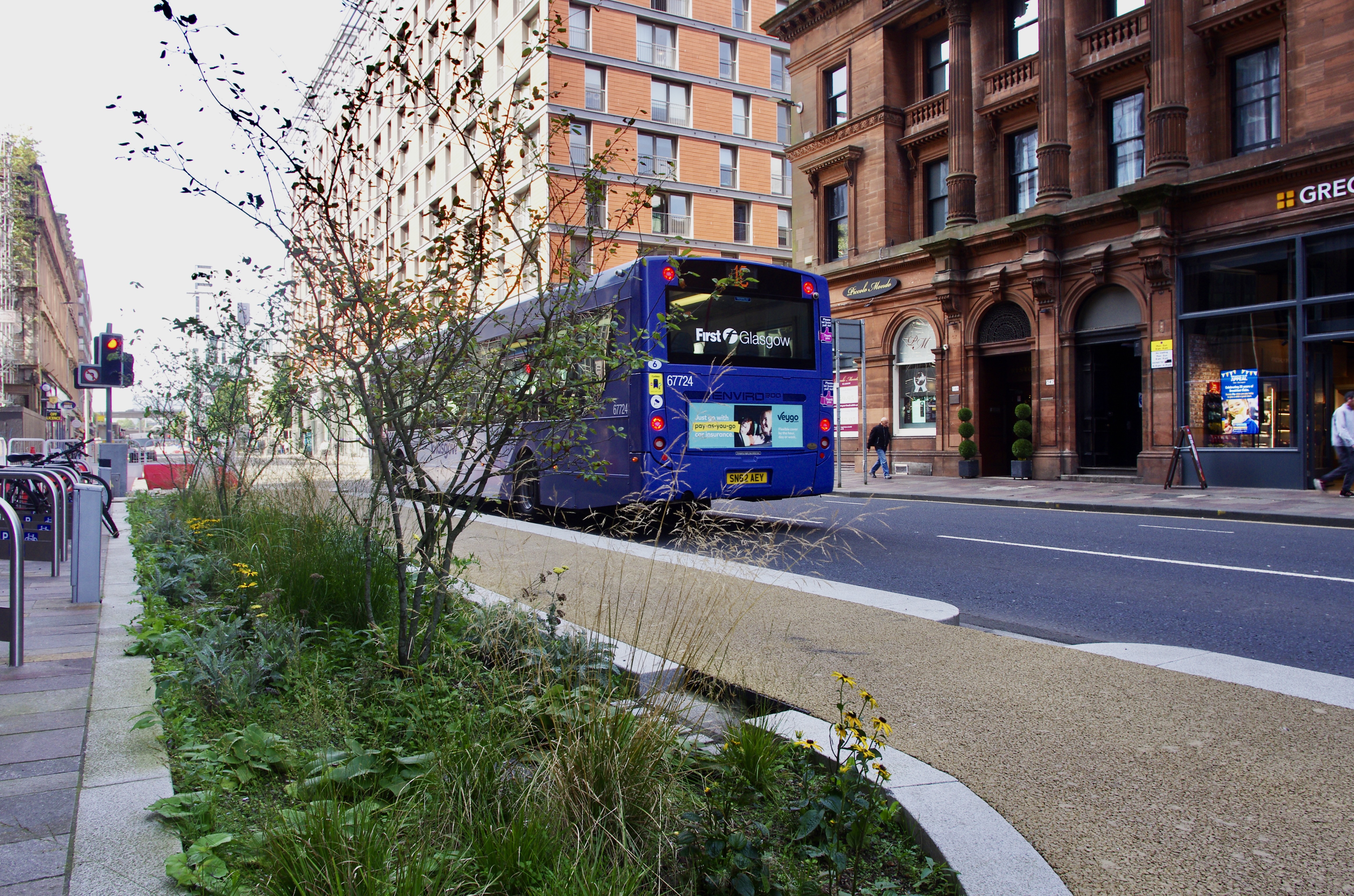 Glasgow raingardens completed by Urban Movement