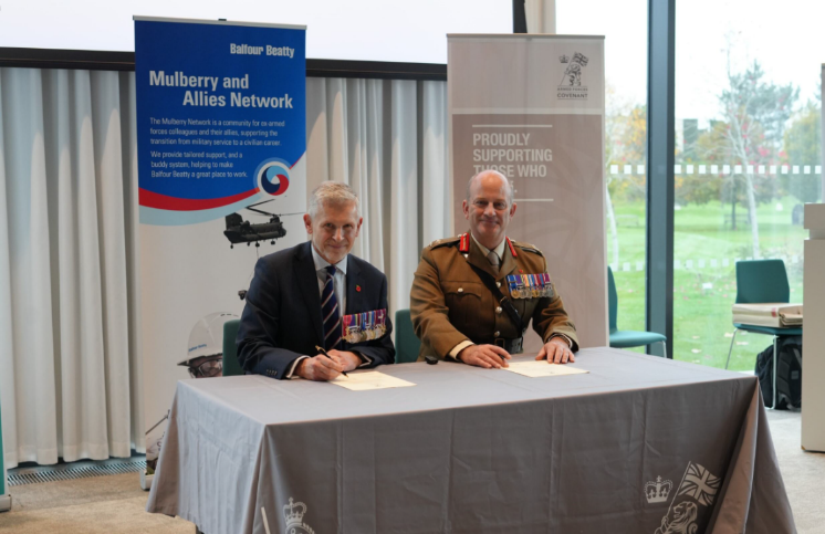 Balfour Beatty reaffirms pledges veterans and reservists