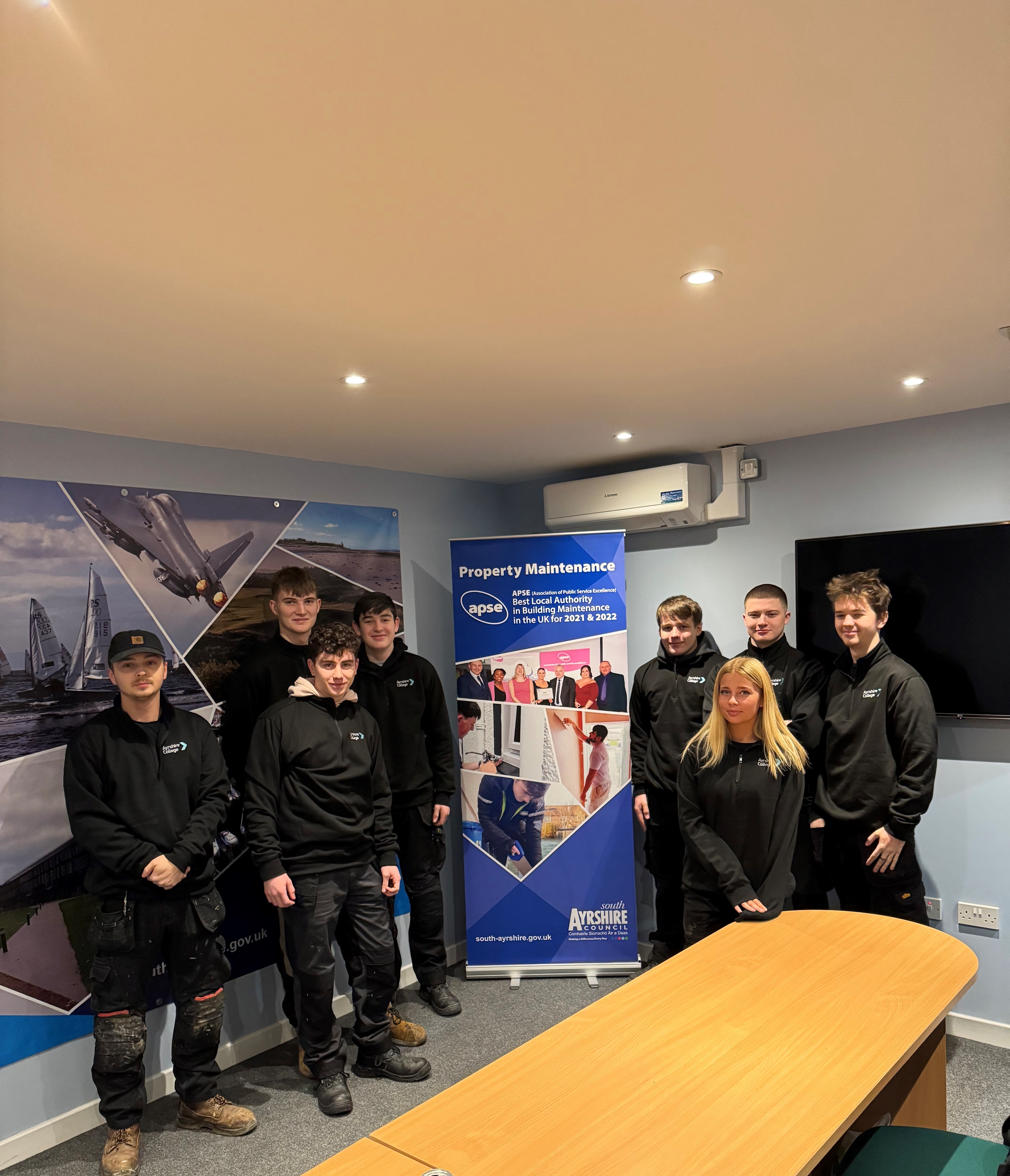 Ayrshire College and South Ayrshire Council launch joinery work experience programme