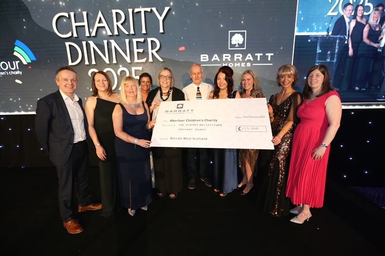 Barratt raises over £150,000 at annual charity dinner to help disadvantaged children