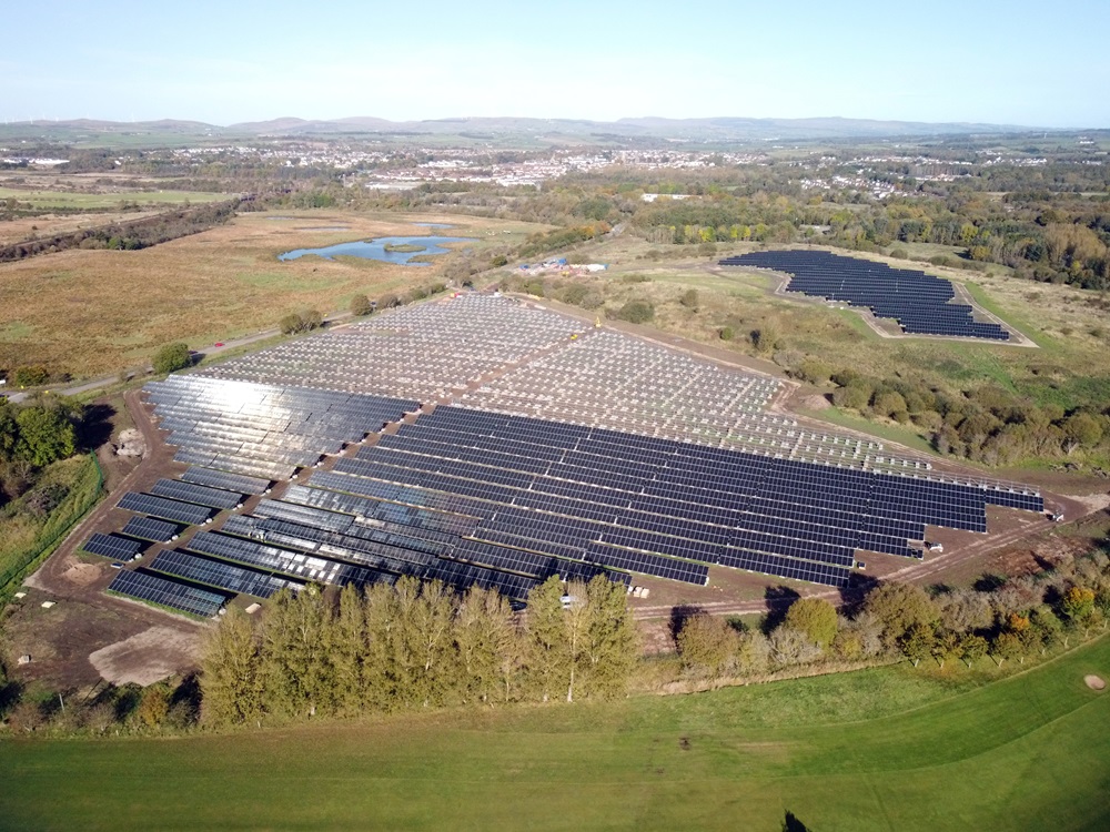 Solar PV farm construction surges ahead in North Ayrshire