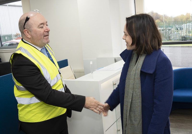 Deputy First Minister marks completion of Clyde Gateway East Business Park