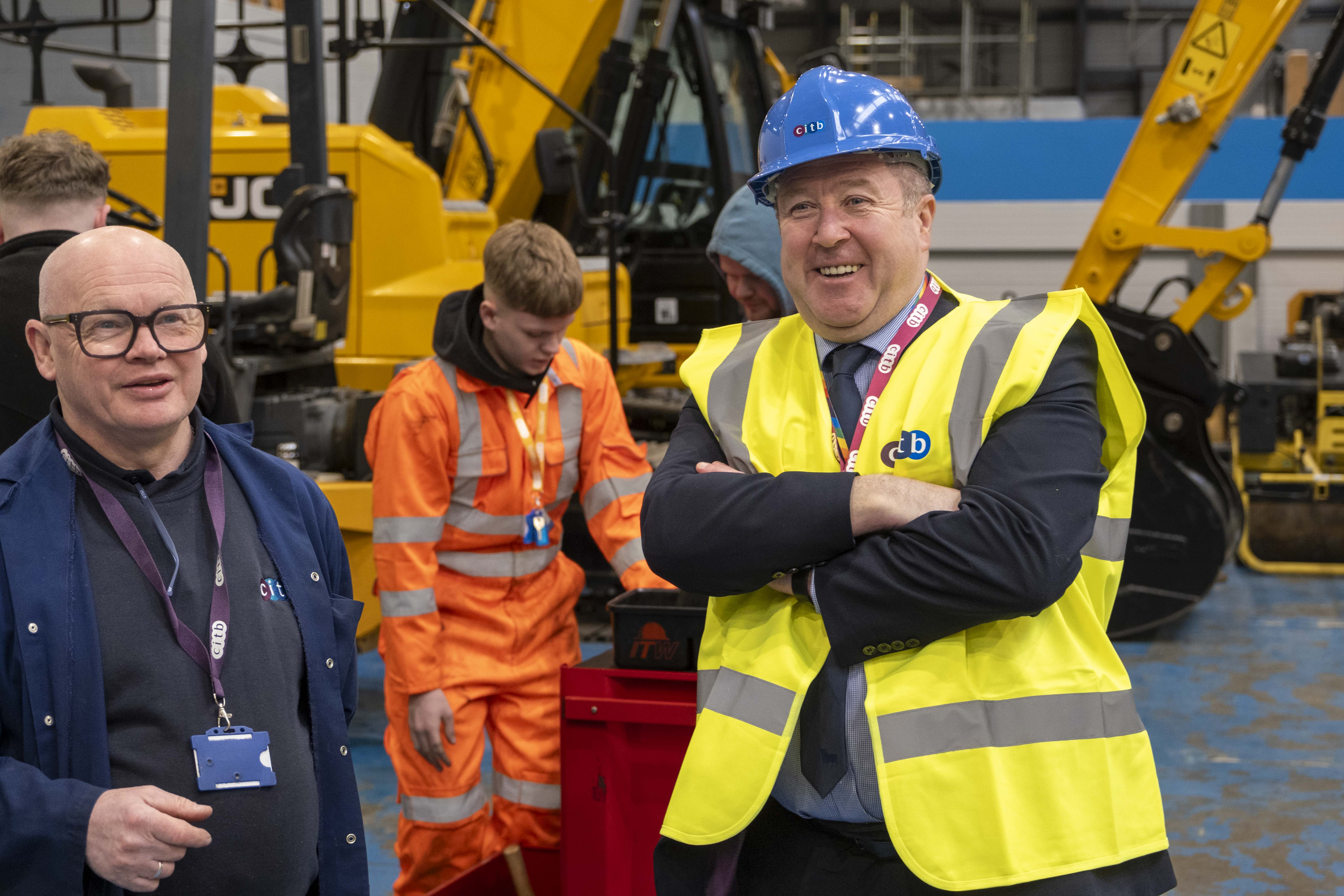 CITB welcomes Graeme Dey MSP to National Construction College