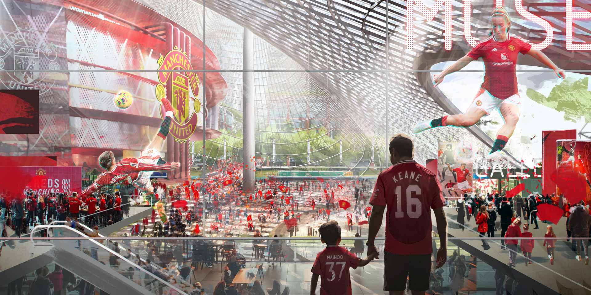 And finally... Manchester United to build 'Eiffel Tower of the north'