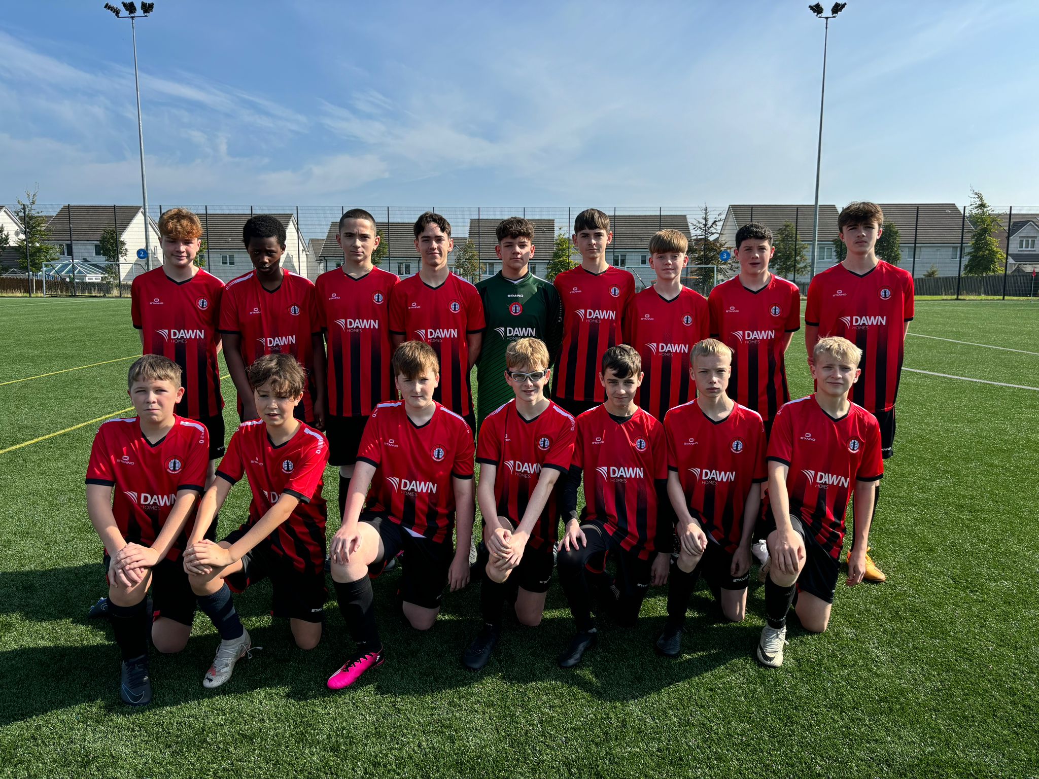 Cambuslang Football Club kicks off season with new kits thanks to sponsor from Dawn Homes