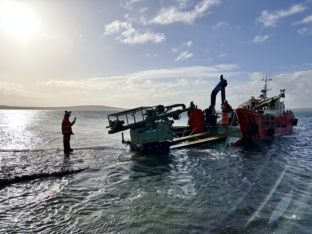 Ground investigation supports Orkney Islands' renewable energy ambition