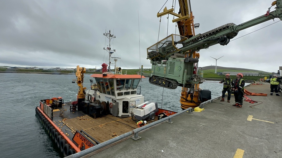 Ground investigation supports Orkney Islands' renewable energy ambition