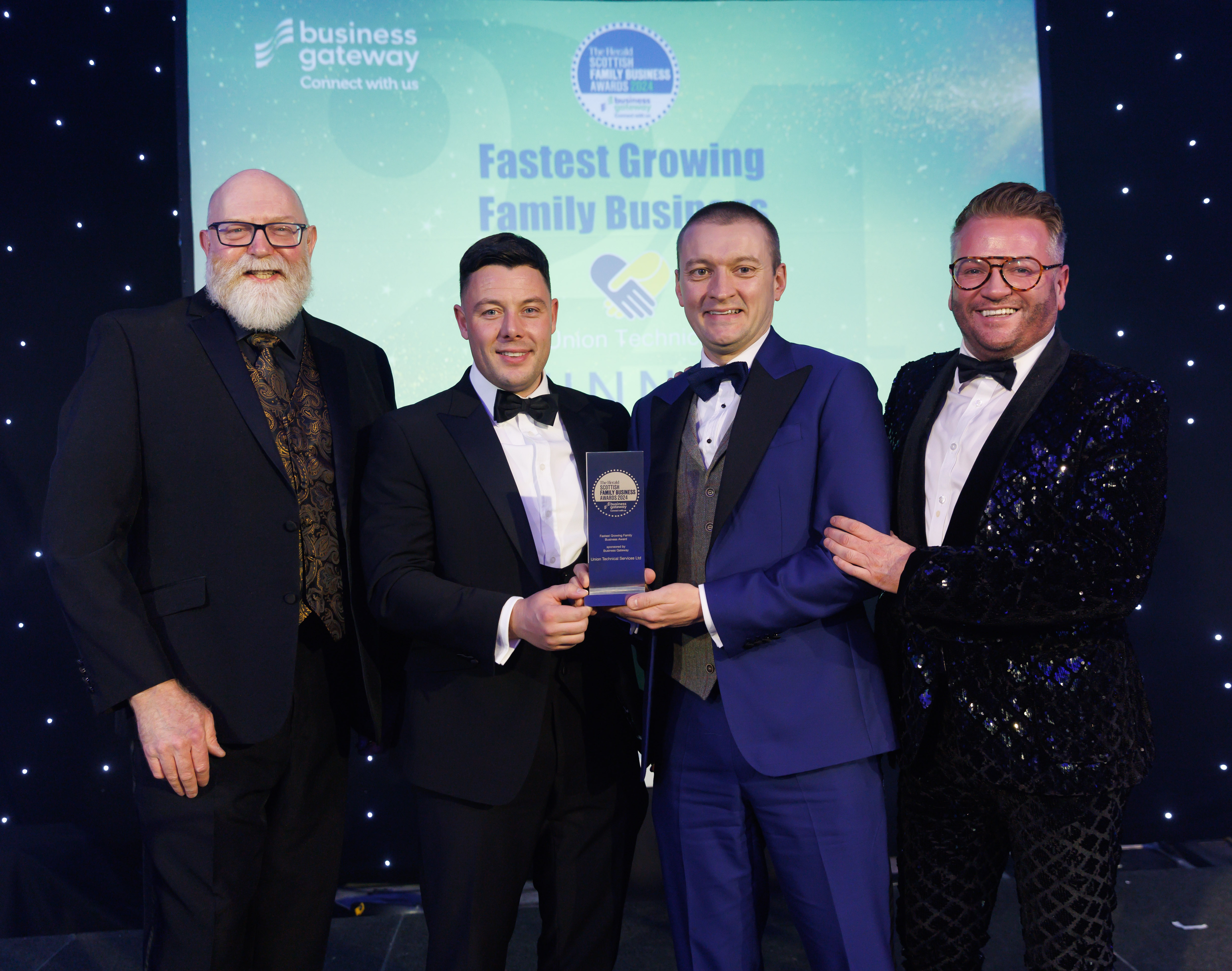 Union Technical celebrates double win at prestigious business awards ceremony