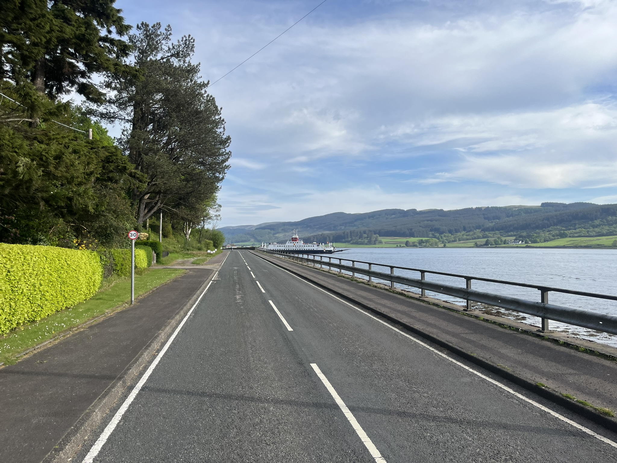 Team of cyclists from Dougall Baillie overcomes Five Ferry challenge