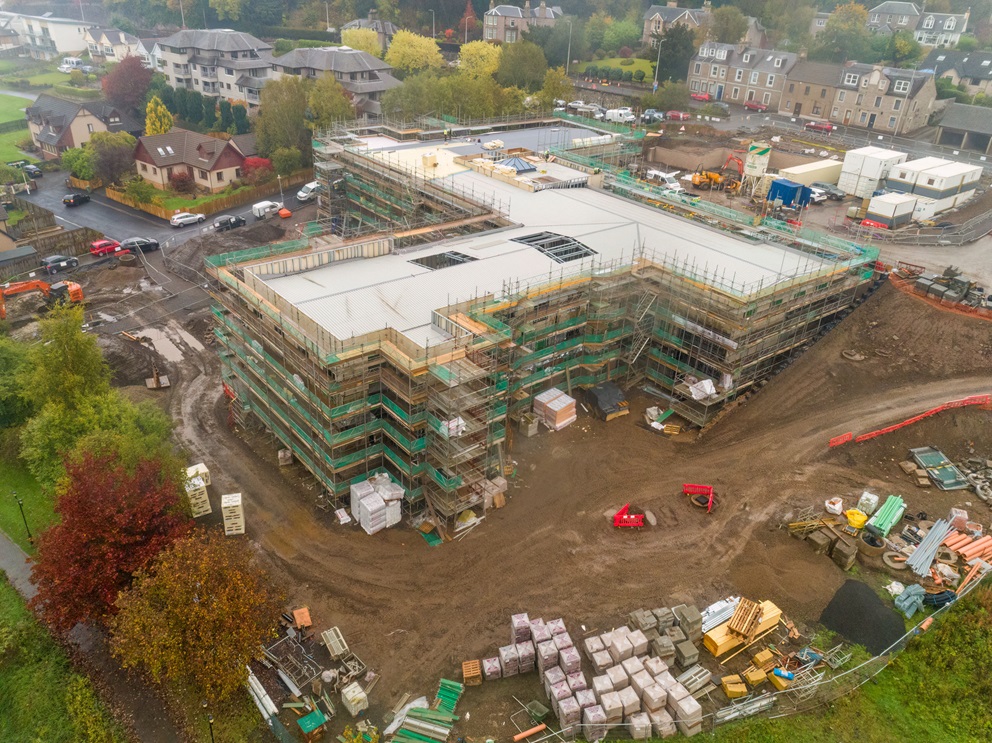 New care home takes shape on site of former Perth hospital