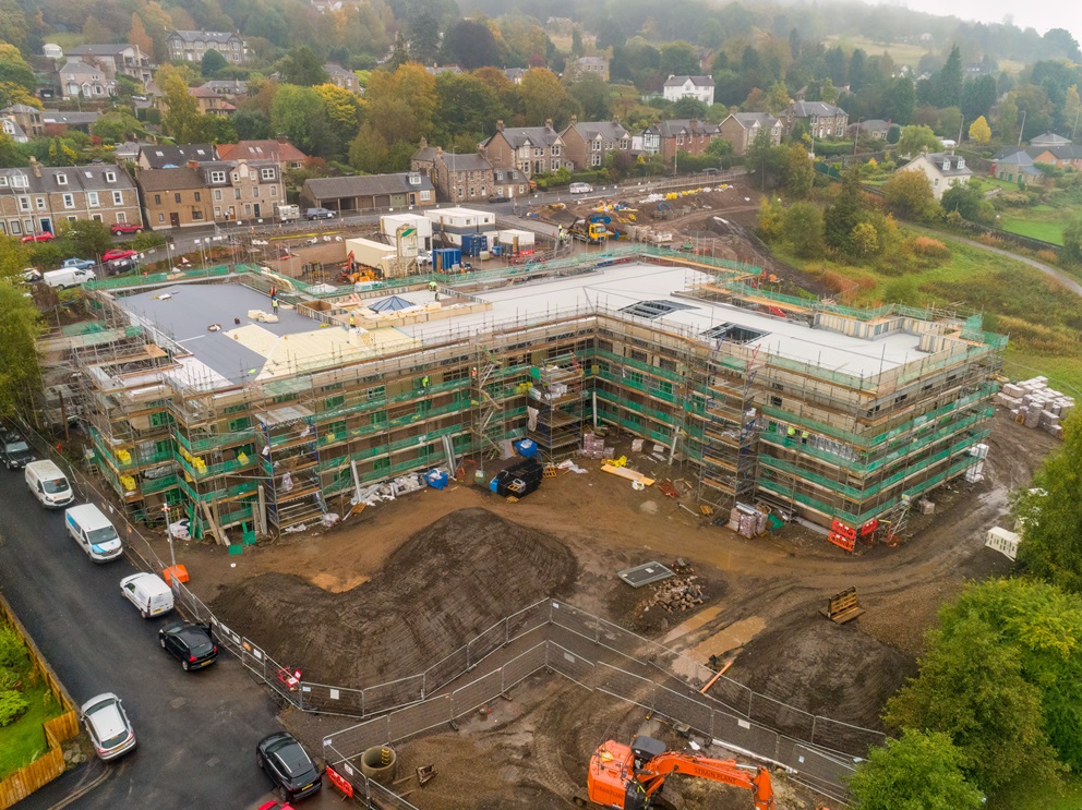 New care home takes shape on site of former Perth hospital