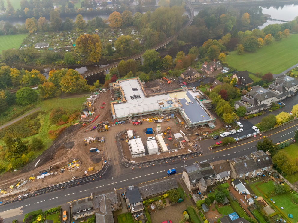 New care home takes shape on site of former Perth hospital