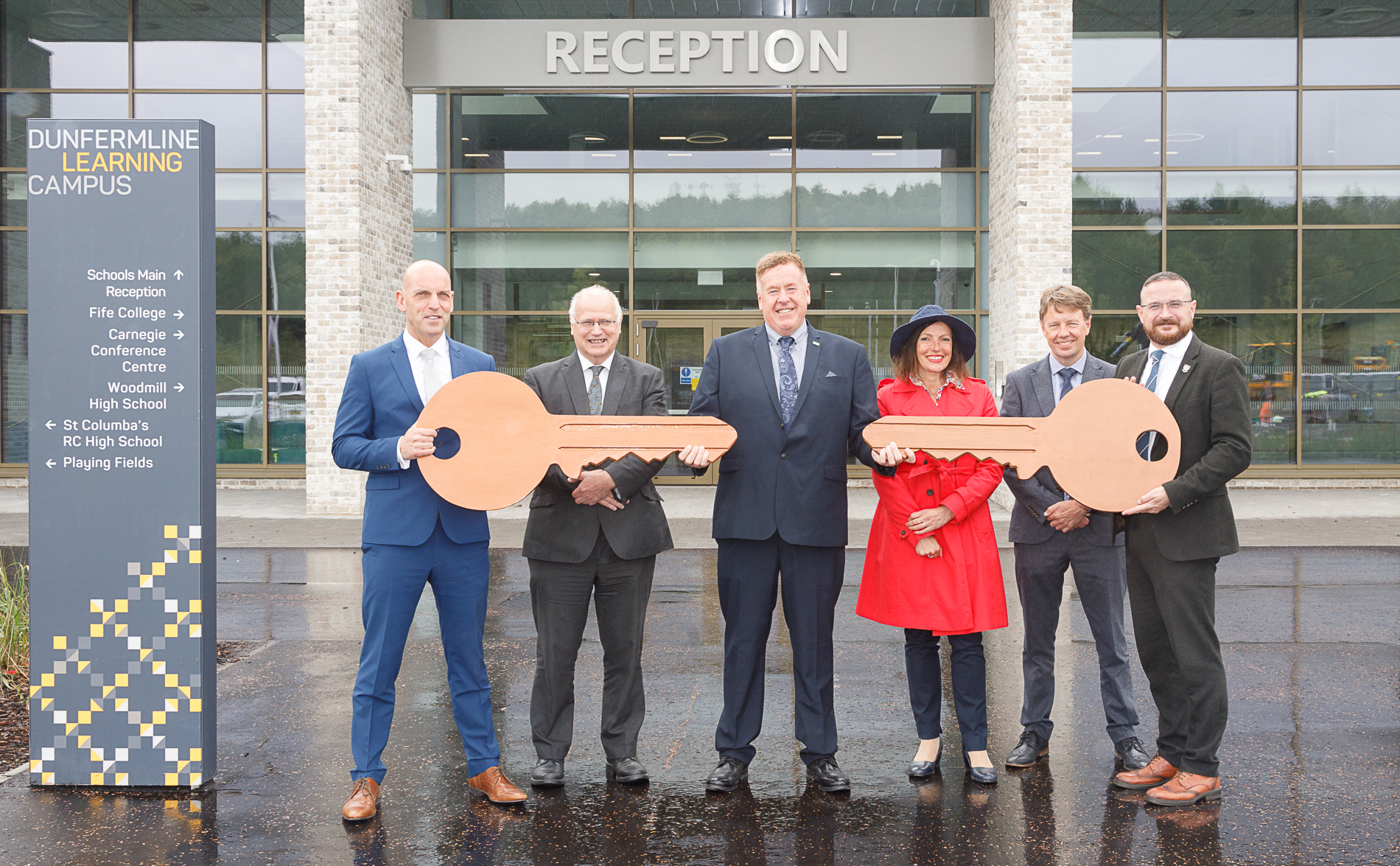 BAM hands over keys to new schools at Dunfermline Learning Campus