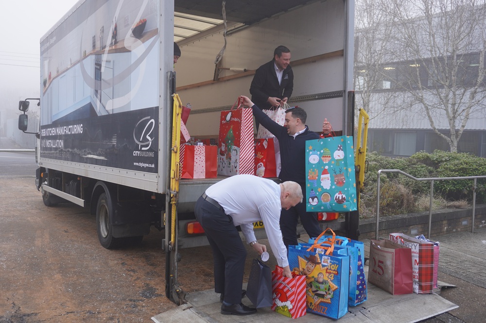 City Building charity work spreads Christmas warmth across Glasgow