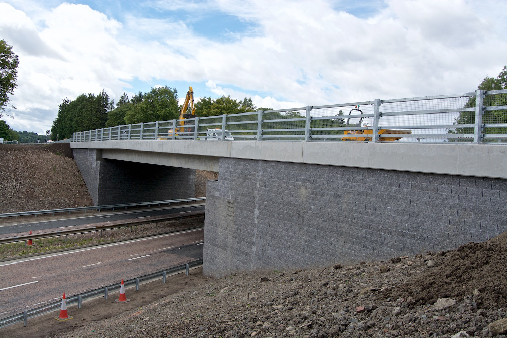 New £3m bridge over A90 west of Edinburgh to open