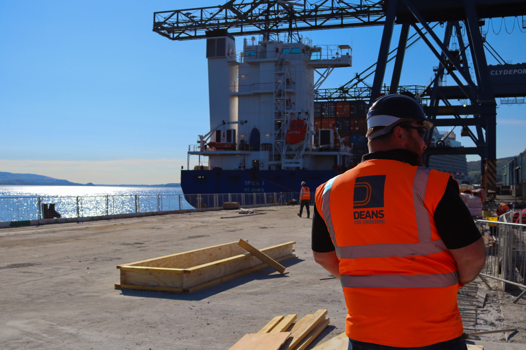 Complex crane infrastructure upgrade project completed at Greenock Ocean Terminal