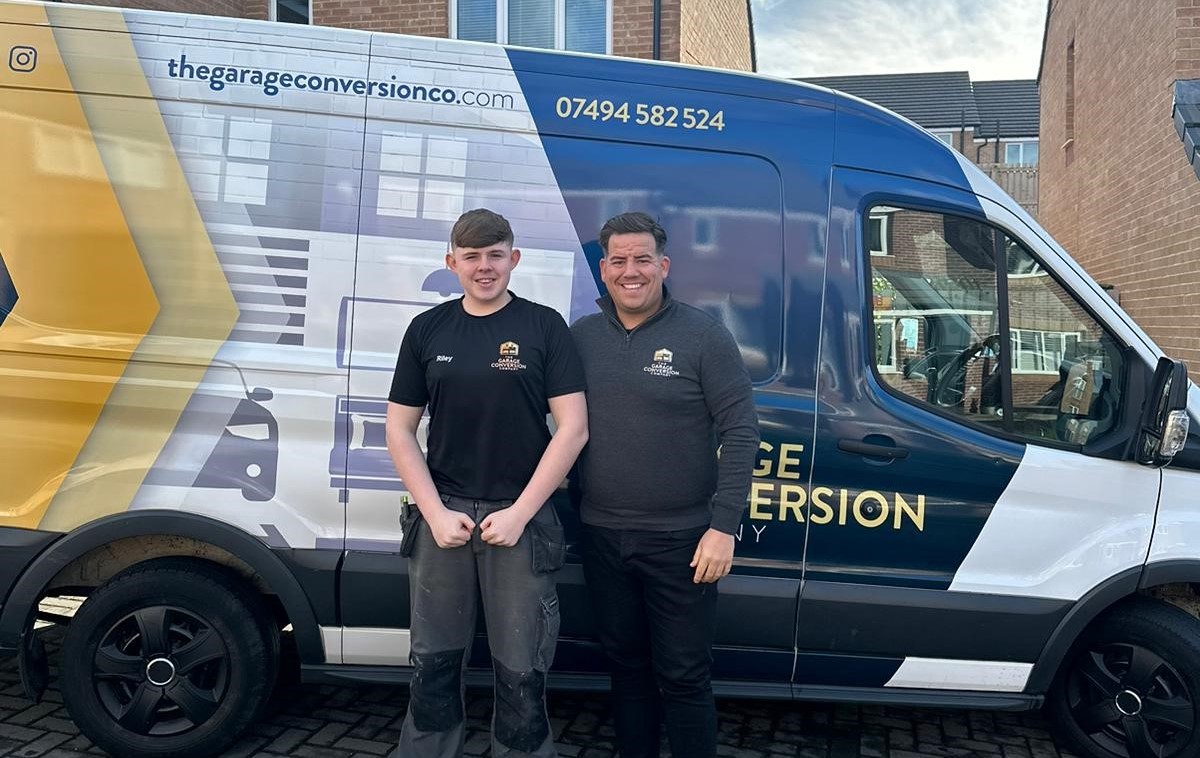 The Garage Conversion Company builds for future with first apprentice