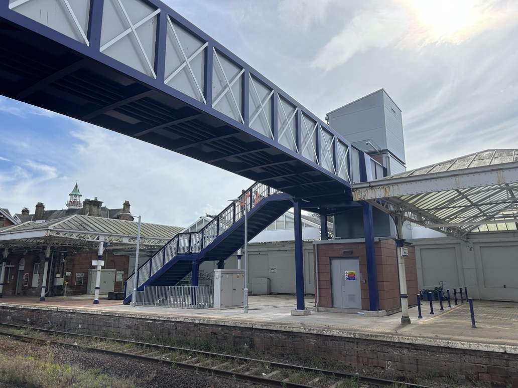 Accessible platform work completed at Dumfries station