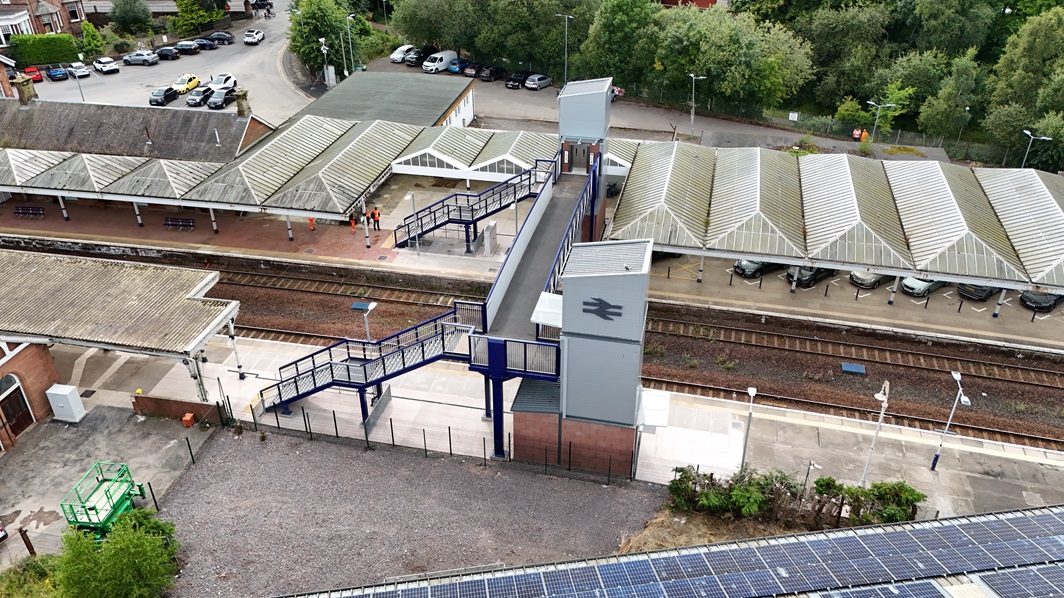 Accessible platform work completed at Dumfries station