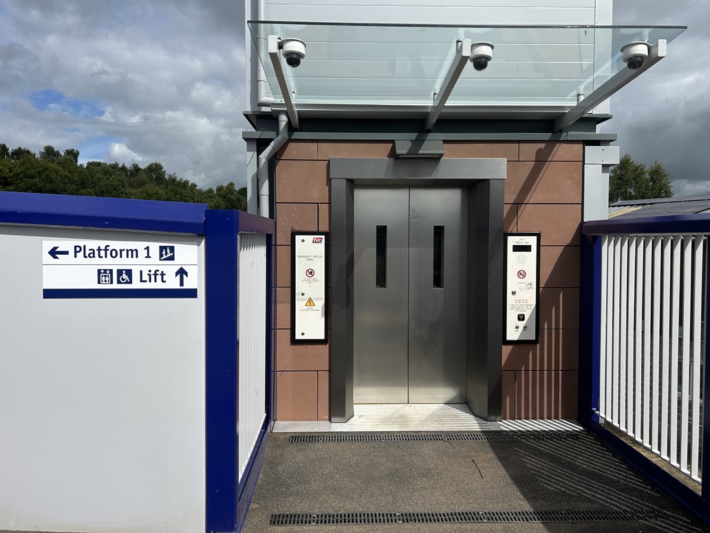 Accessible platform work completed at Dumfries station