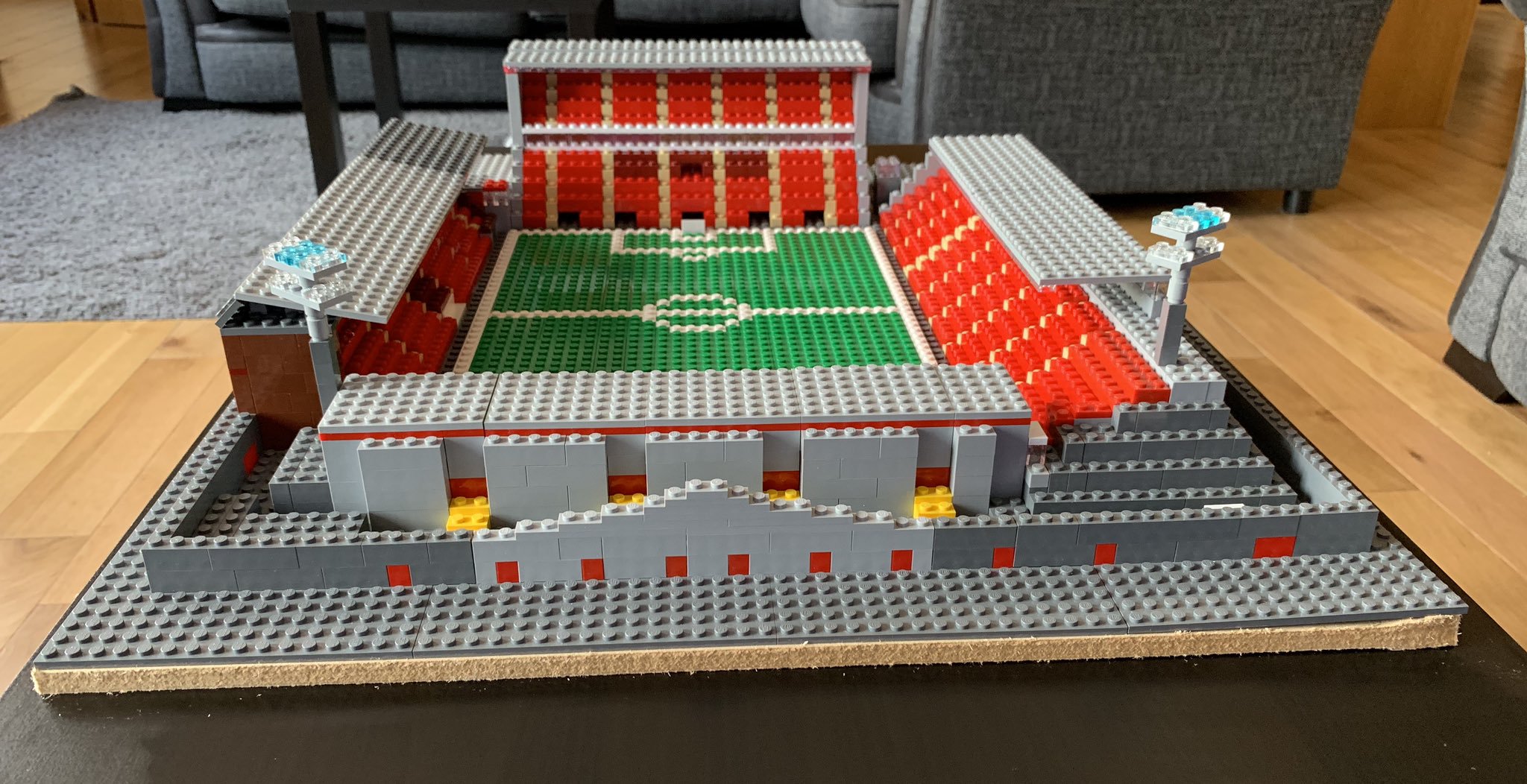 And finally… Dons fan completes LEGO stadium | Scottish Construction