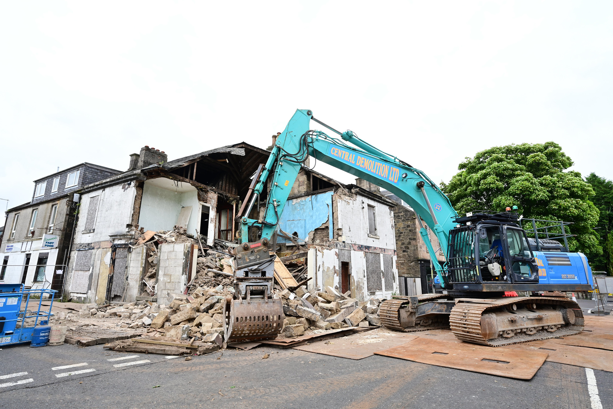 Slamannan eyesore demolished in Ownerless Property Transfer Scheme first