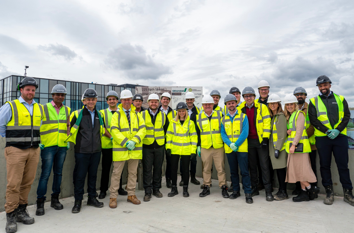 GRAHAM marks topping-out of Glasgow city centre student accommodation