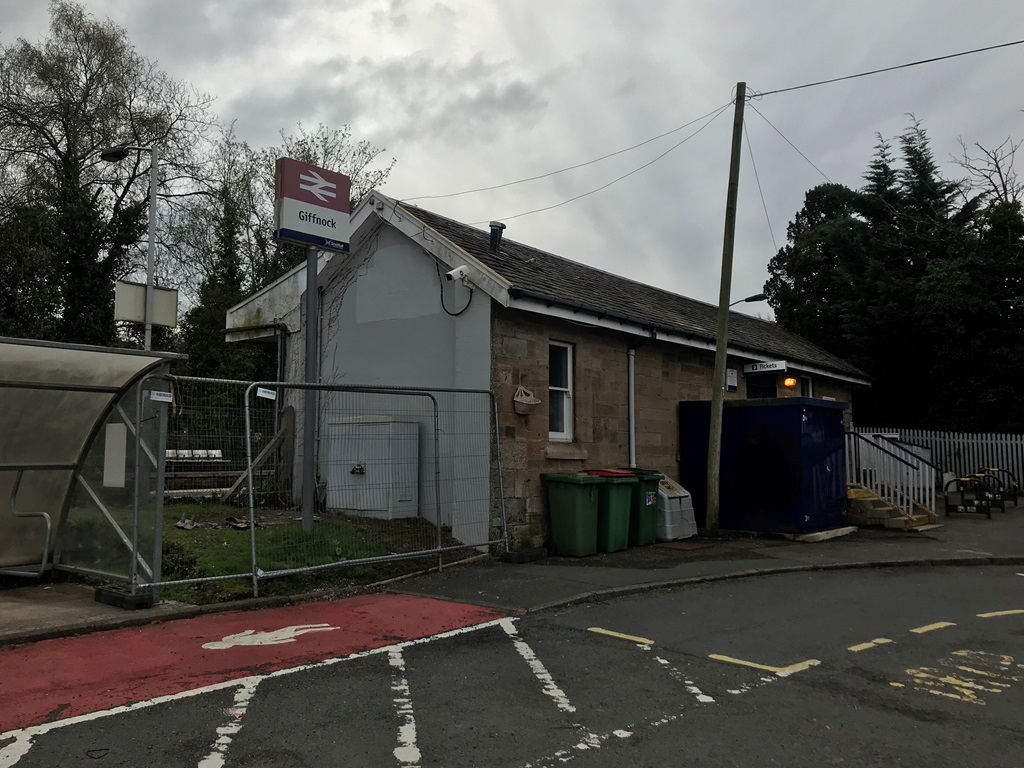 Work starts at Giffnock station enhancement project