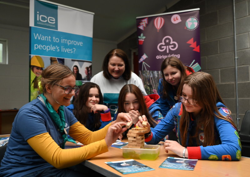 Girlguiding badge that encourages girls to become civil engineers launches in Scotland