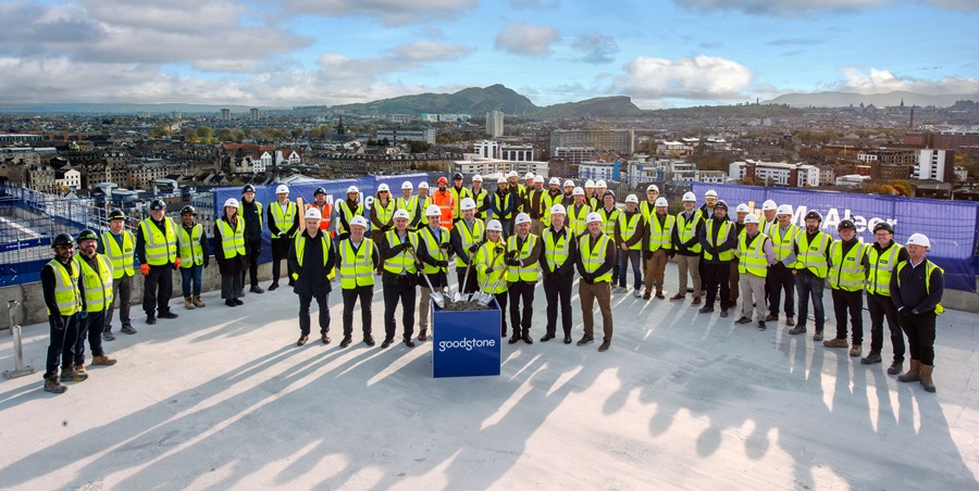 Edinburgh build-to-rent project tops out