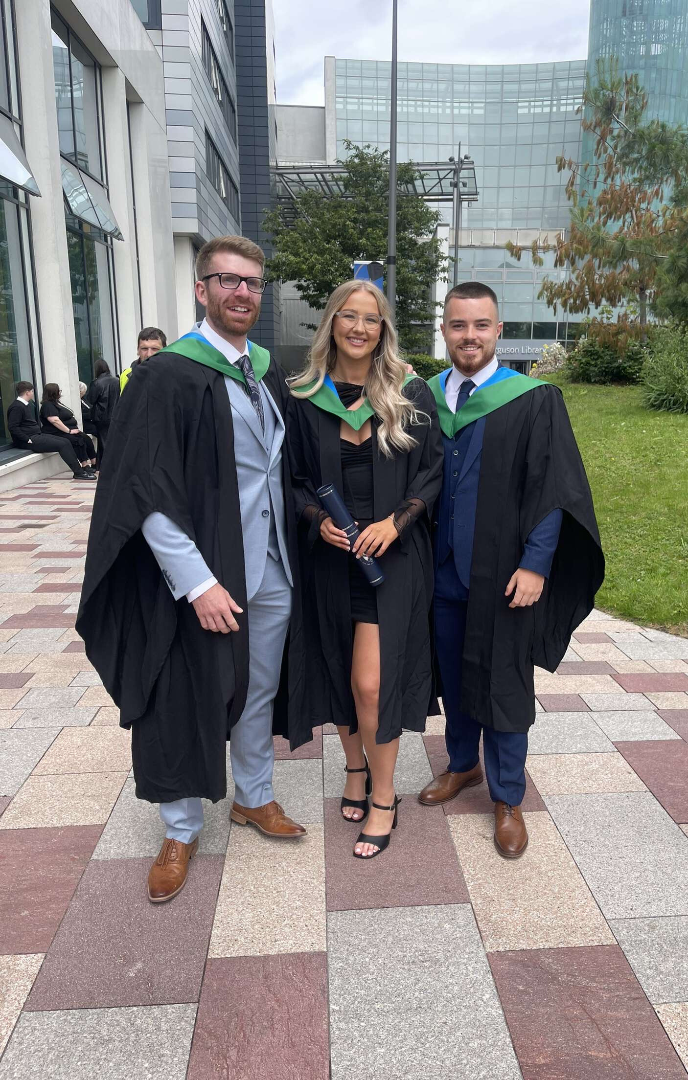 Three Clark Contracts employees graduate with honours degrees in Quantity Surveying