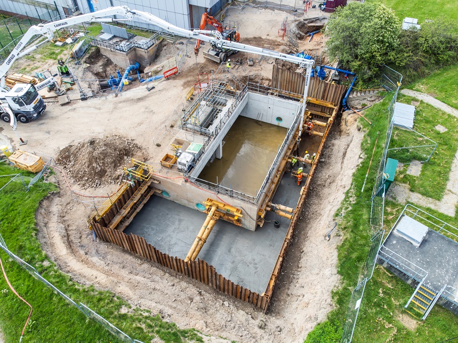 Groundforce Shorco supports complex excavation at Aberdeen water works