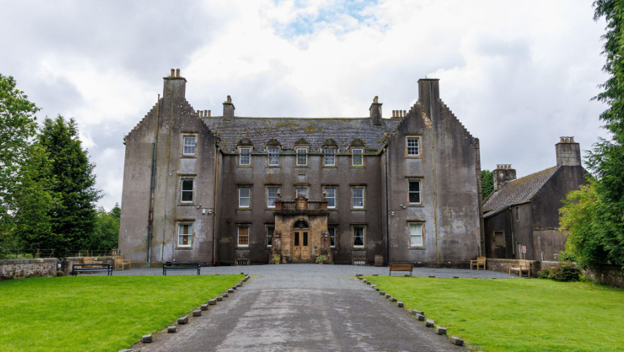 Roof restoration work underway at Bannockburn House