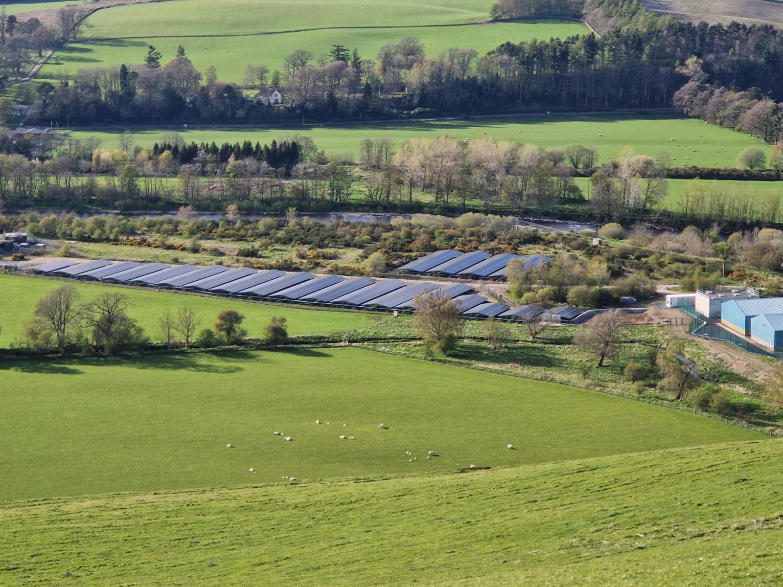 £2.3m solar power and battery energy storage project completes near Selkirk