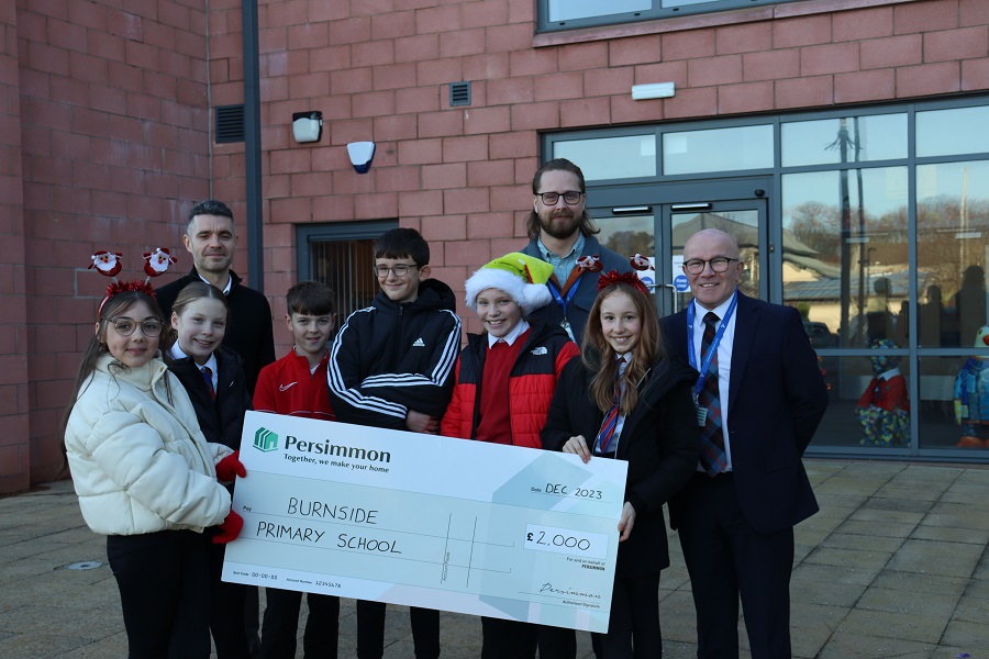 Persimmon helps kit out Carnoustie pupils