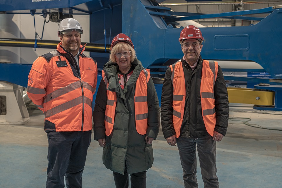 Select Committee visits world’s largest grid-connected floating wind project