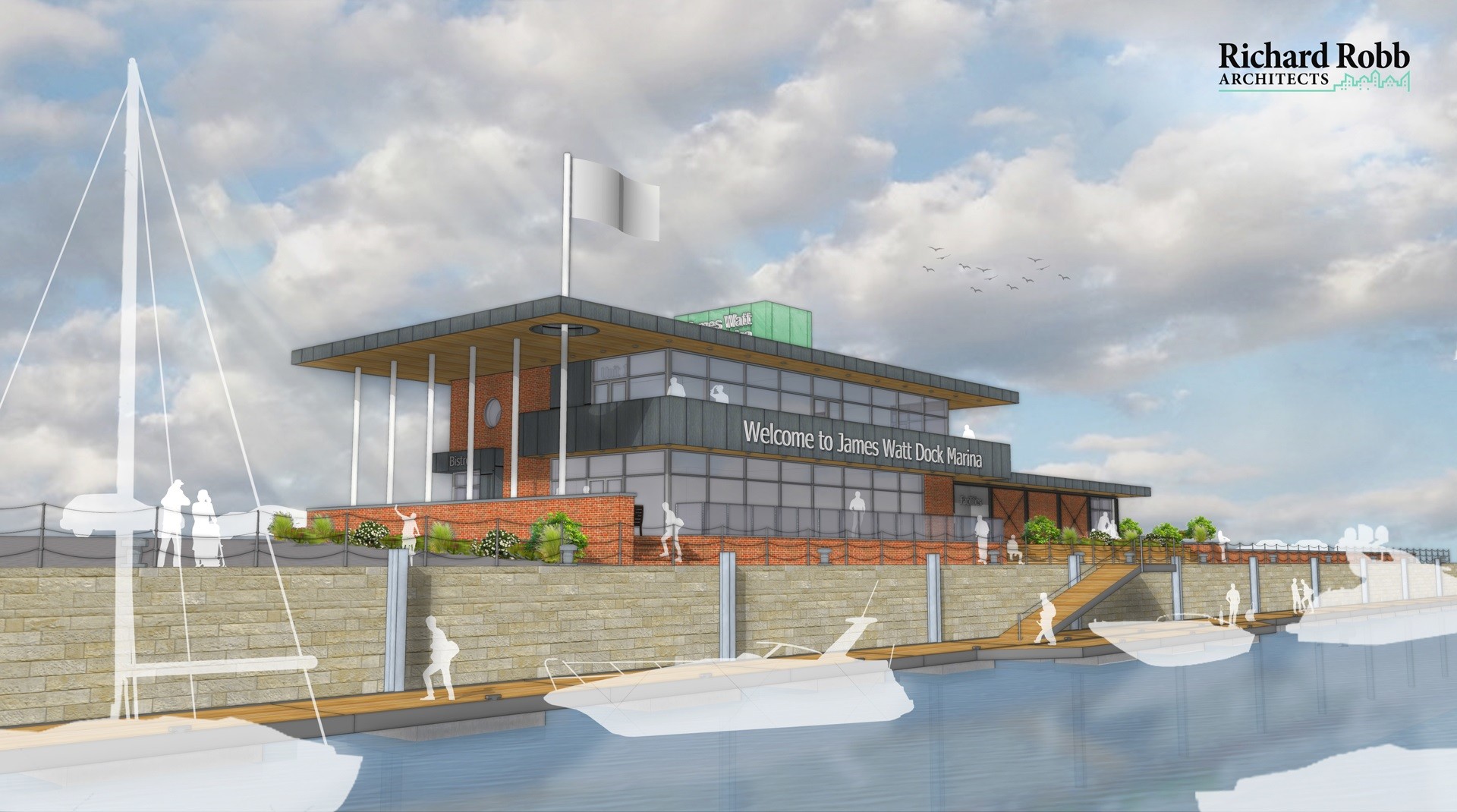 Amendment lodged for James Watt Dock Marina administration building