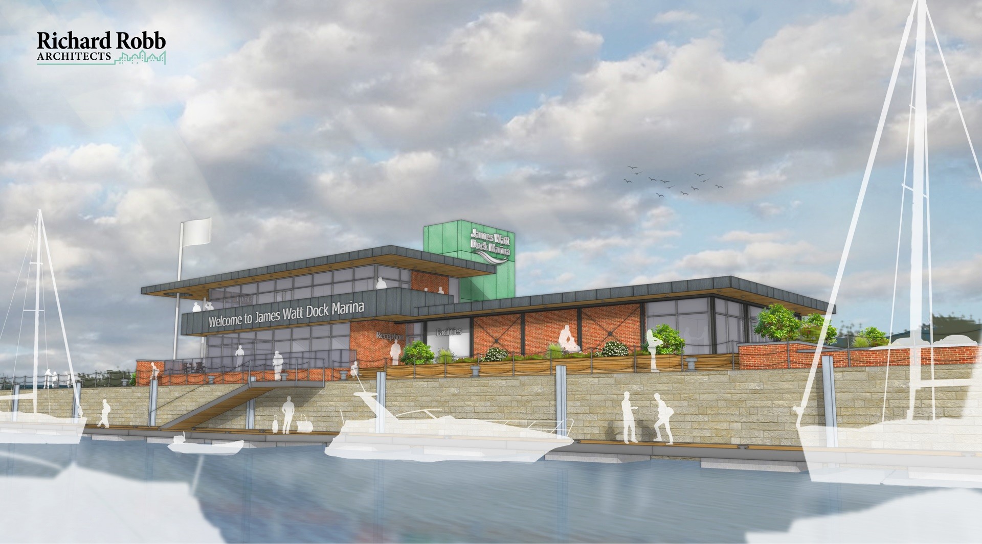 Amendment lodged for James Watt Dock Marina administration building