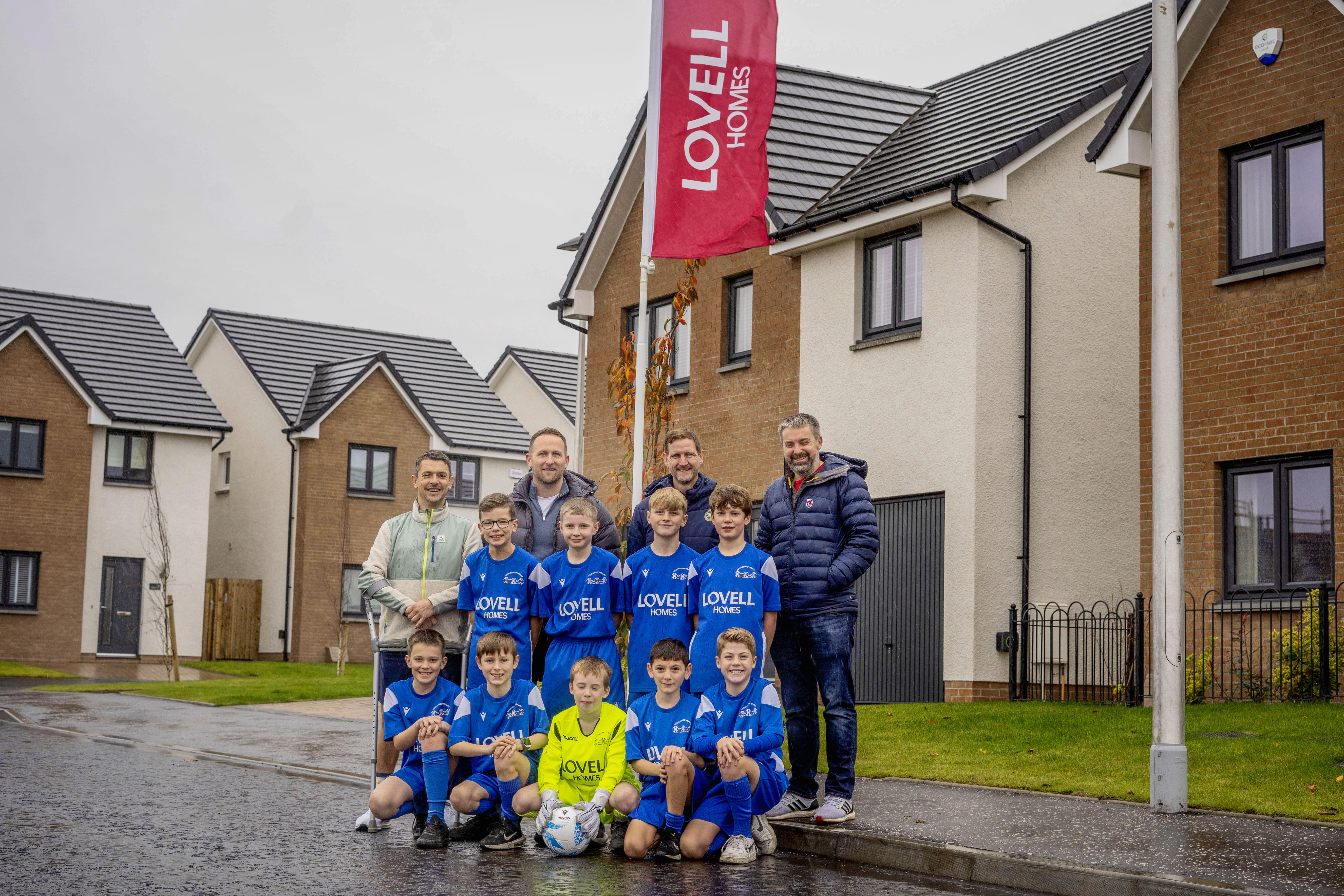 Queensferry school scores new kit thanks to Lovell Homes