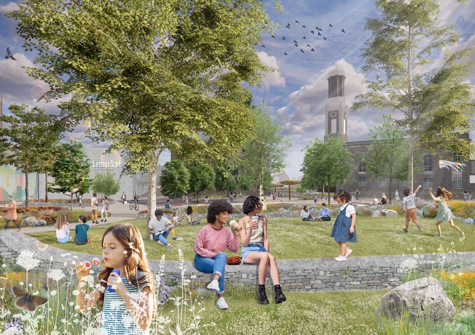 Plans lodged for Queen Street urban park in Aberdeen