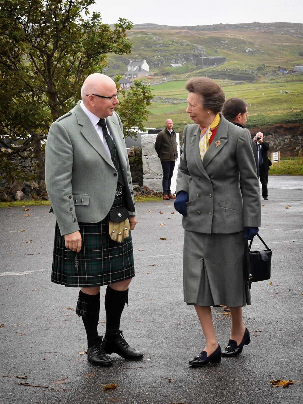 The Princess Royal opens revamped Isle of Lewis community centre